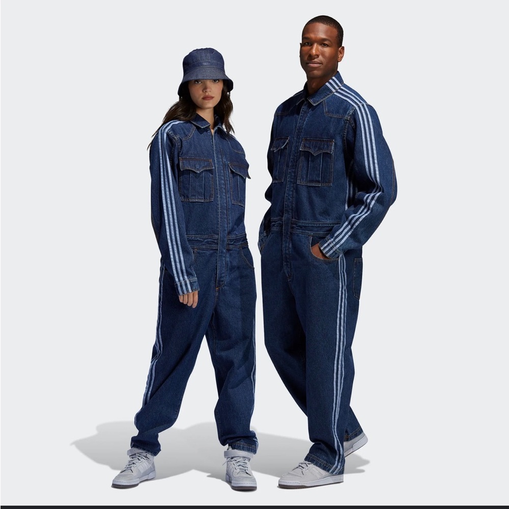 Ivy Park Denim Snap Boiler Suit - Unisex